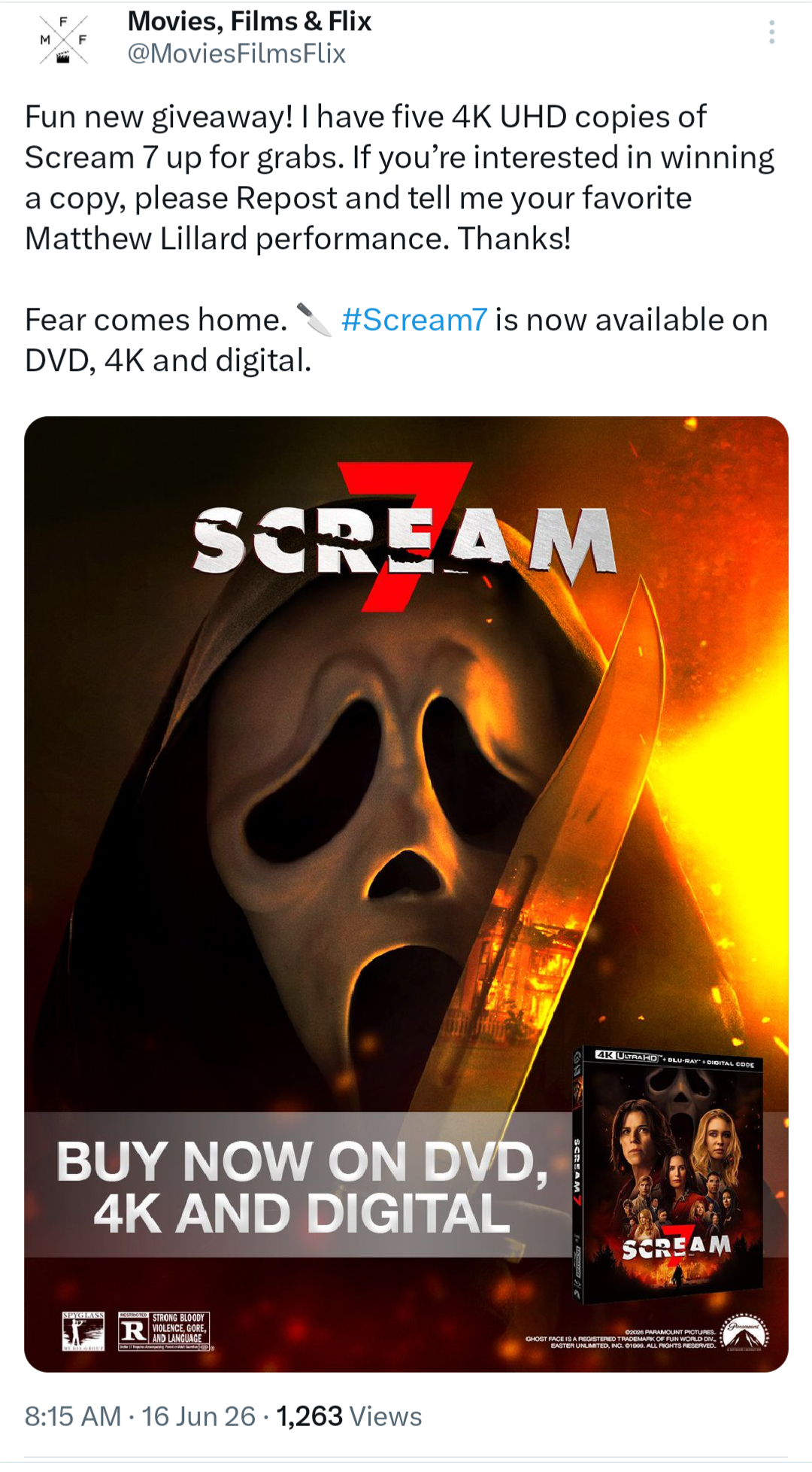 Movies, Films, And Flix - X Post